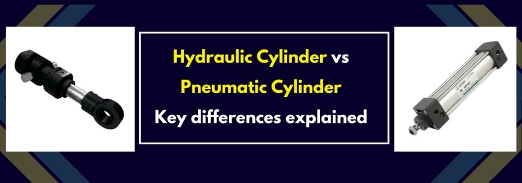Hydraulic Cylinder vs Pneumatic Cylinder: Key Differences Explained